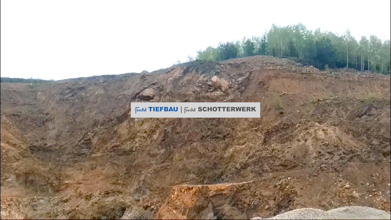 Fischl Schotterwerk – Sprengung