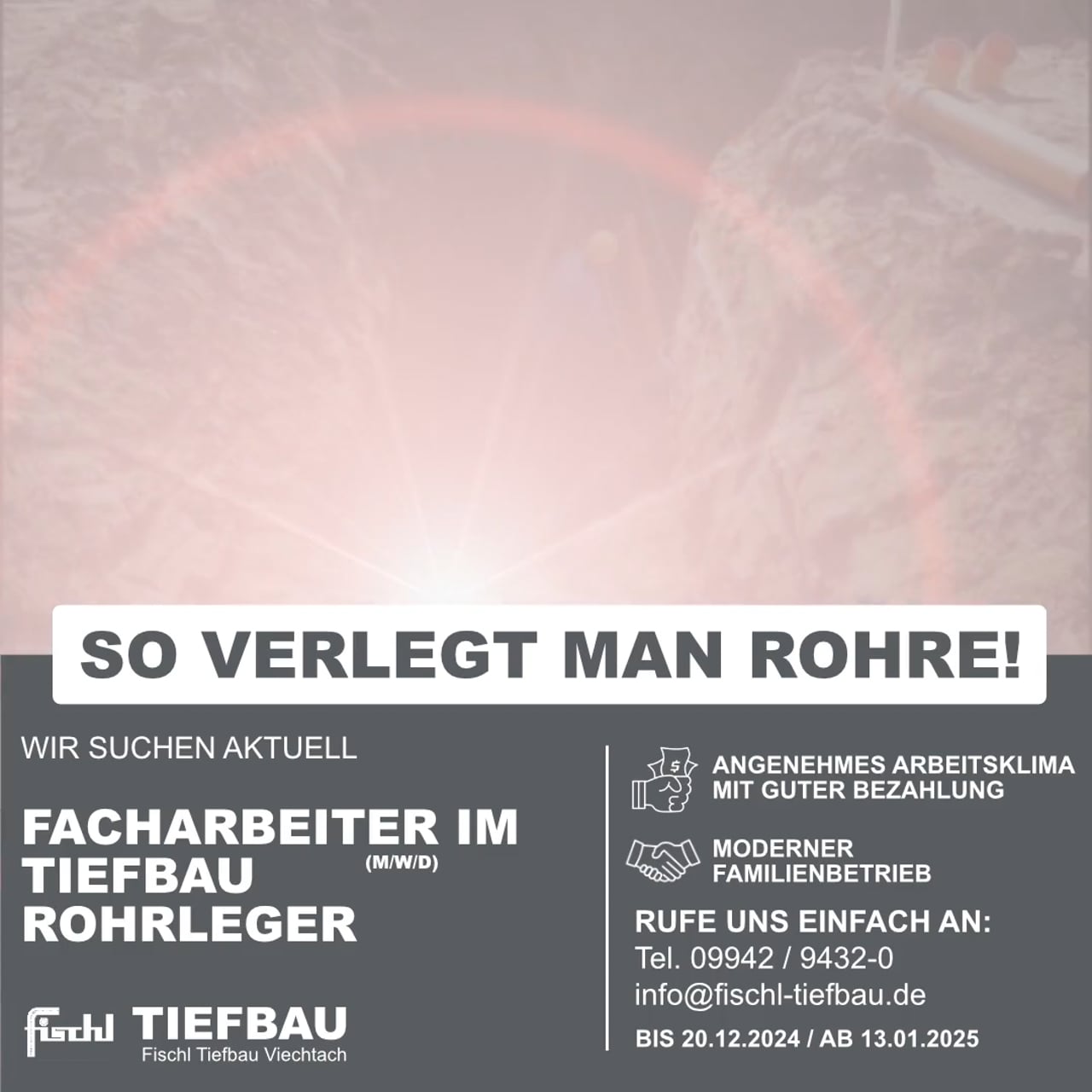 Fischl Tiefbau – Rohrleger